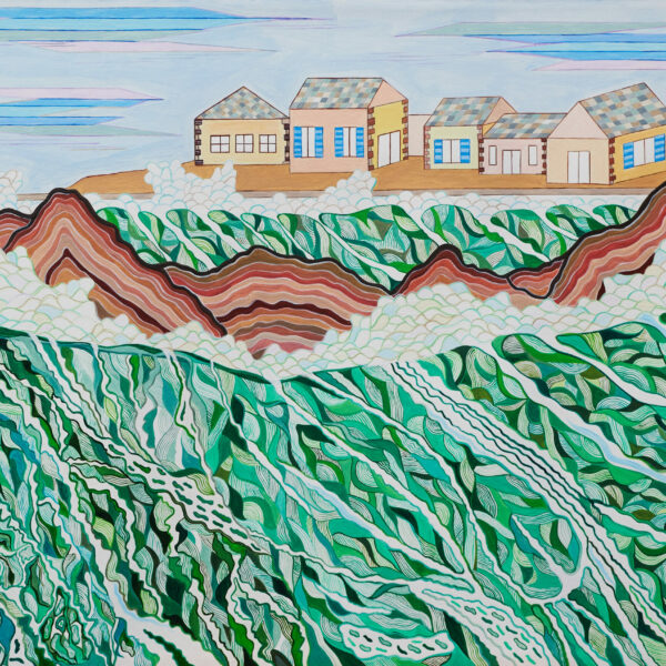 art-monikTempête acrylique naïf